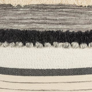 B&M Esme Stripe Woven Cushion - Mono