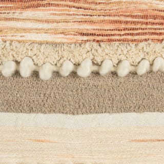 B&M Esme Stripe Woven Cushion - Natural