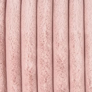 B&M Alaska Faux Fur Cushion - Blush
