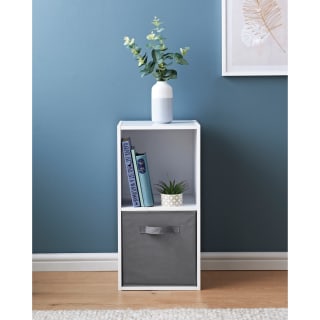  Lokken 2 Cube Basket Storage - White