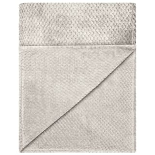 B&M Waffle Throw - Silver