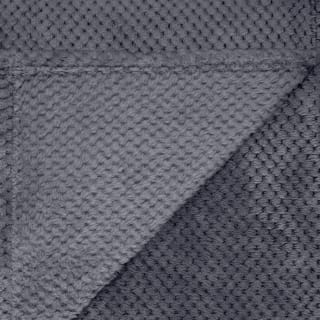 B&M Waffle Throw - Dark Slate
