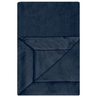  Heritage Collection Aspen Faux Fur Throw - Navy