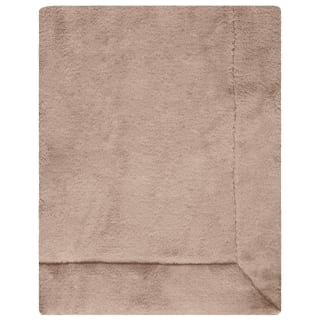  Heritage Collection Aspen Faux Fur Throw - Mink