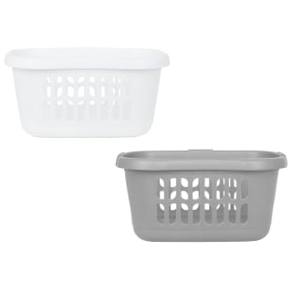 B&M Hipster White Laundry Basket