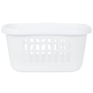 B&M Hipster White Laundry Basket