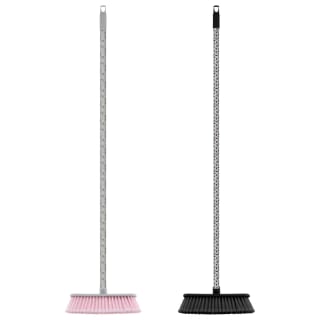 B&M Printed Broom - Grey