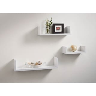  Lokken Set Of 3 Shelves - White