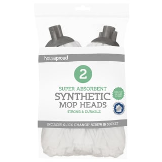 B&M Synthetic Mop Heads 2pk