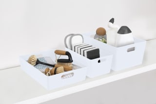  Soho Storage Tub 10 X 30 X 10cm - White