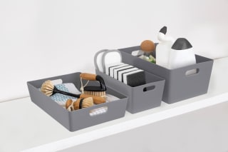  Soho Storage Tray 6 X 25.5 X 17cm - Grey