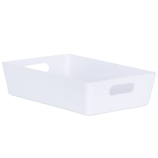  Soho Storage Tray 6 X 25.5 X 17cm - White