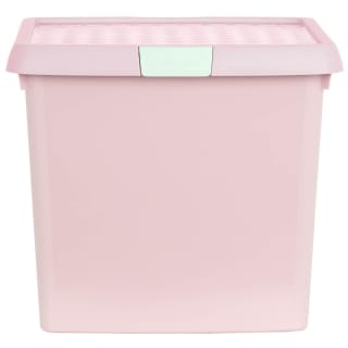 B&M Waffle Clip Box Storage Cube 14L - Dusty Pink