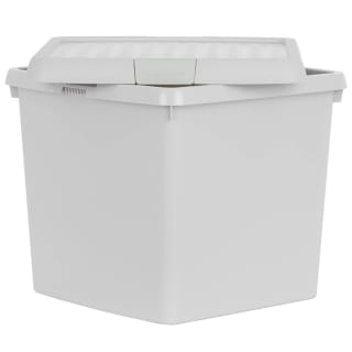 B&M Waffle Clip Box Storage Cube 14L - Grey