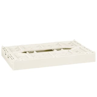  Midi Stacking Fold Flat Crate 30.6 X 20.5 X 12.6cm - Cream