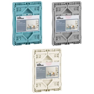  Mini Stacking Fold Flat Crate 22.2 X 15 X 8.7cm - Teal