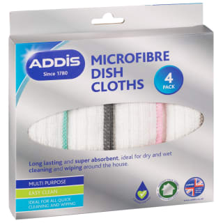  Addis Microfibre Dish Cloths Dish Cloths 4pk