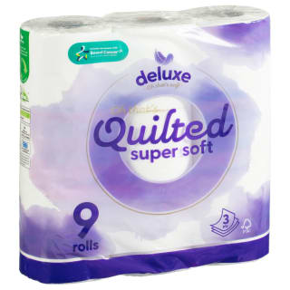 B&M Deluxe Oh That’s Soft - Quilted Super Soft Toilet Roll 9pk