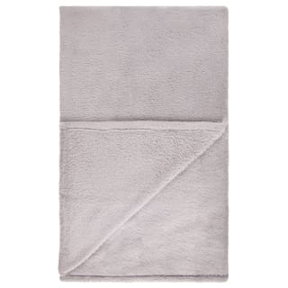B&M Cosy At Home Silver Teddy Throw