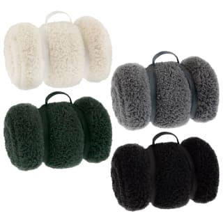  Simply Everyday Teddy Rolled Throw - Grey