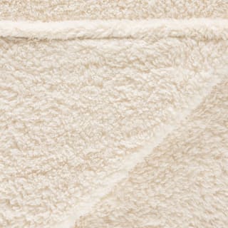  Simply Everyday Teddy Rolled Throw - Cream