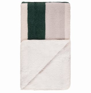 B&M Highland Green Check Sherpa Doublesided Throw