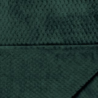 B&M Waffle Throw - Dark Green