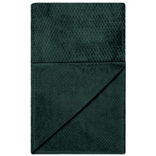 B&M Waffle Throw - Dark Green