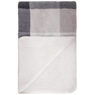 B&M Highland Mono Check Sherpa Doublesided Throw