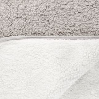 B&M Montana Two Tone Sherpa Throw - Natural
