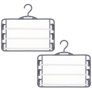 B&M Swivel Hook Trouser Hangers 2pk
