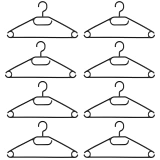 B&M Swivel Hook Hangers 8pk - Black