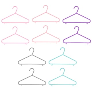 B&M Children's Hangers 10pk - Pastel