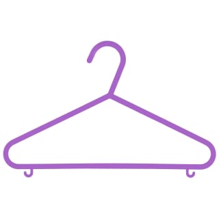 B&M Children's Hangers 10pk - Pastel
