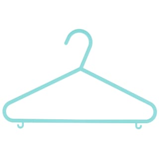 B&M Children's Hangers 10pk - Pastel