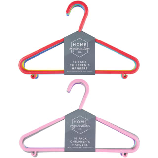 B&M Children's Hangers 10pk - Pastel