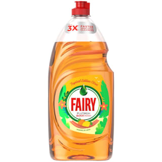  Fairy Platinum Washing Up Liquid 820ml - Tropical Edition Citrus