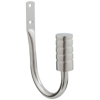 B&M Small Silver Barrel Curtain Hold Backs 2pk