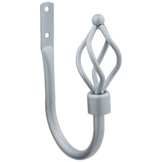 B&M Small Silver Twist Curtain Hold Backs 2pk