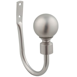 B&M Matt Satin Silver Orb Curtain Hold Backs 2pk