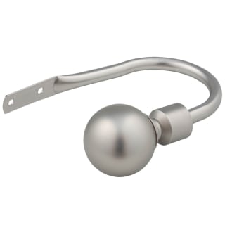 B&M Matt Satin Silver Orb Curtain Hold Backs 2pk
