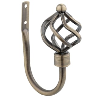 B&M Antique Brass Mace Curtain Hold Backs 2pk