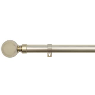 B&M Shiny Gold Orb Curtain Pole 120 - 220cm