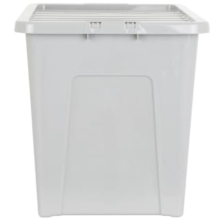B&M Storage Box With Lid 80L - Grey