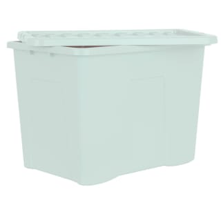 B&M Storage Box With Lid 80L - Sage