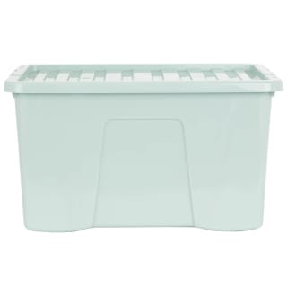 B&M Storage Box With Lid 60L - Sage