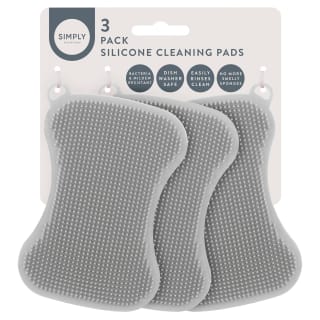 Simply Everyday Silicone Cleaning Pads 3pk