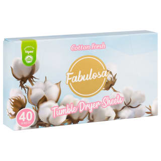  Fabulosa Tumble Dryer Sheets 40pk - Cotton Fresh