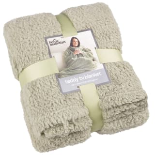  Home Essentials Teddy TV Blanket - Sage