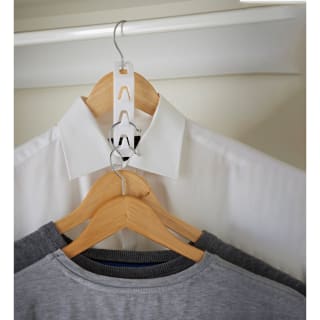 B&M Space Saving Hanger Organisation Hooks 4pk